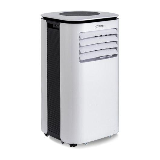 9000 BTU 3 in 1 Portable Air Conditioner with Fan and Dehumidifier-White at Set Shop and Smile