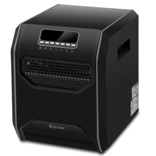 12 H Timer LED Remote Control Portable Electric Space Heater at Set Shop and Smile