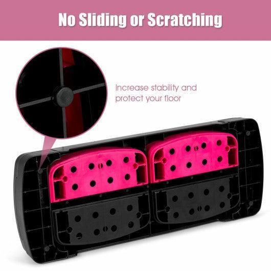 31 Inch Adjustable Exercise Aerobic Stepper with Non-Slip Pads at Set Shop and Smile