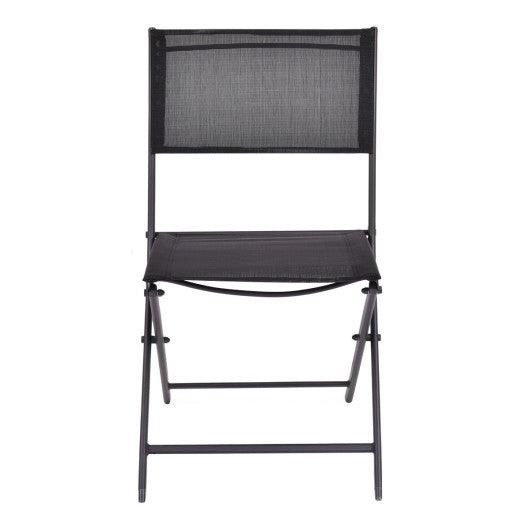 Set of 4 Outdoor Patio Folding Chairs at Set Shop and Smile