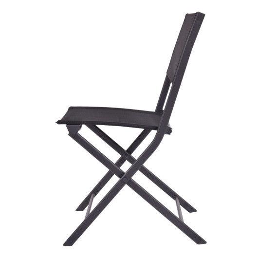 Set of 4 Outdoor Patio Folding Chairs at Set Shop and Smile