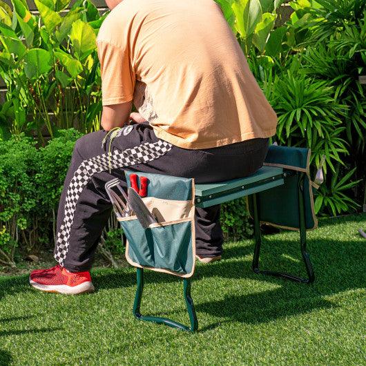 Folding Garden Kneeler and Seat Bench at Set Shop and Smile