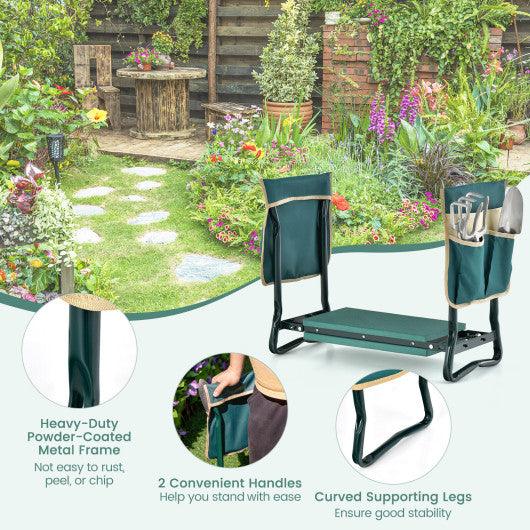 Folding Garden Kneeler and Seat Bench at Set Shop and Smile