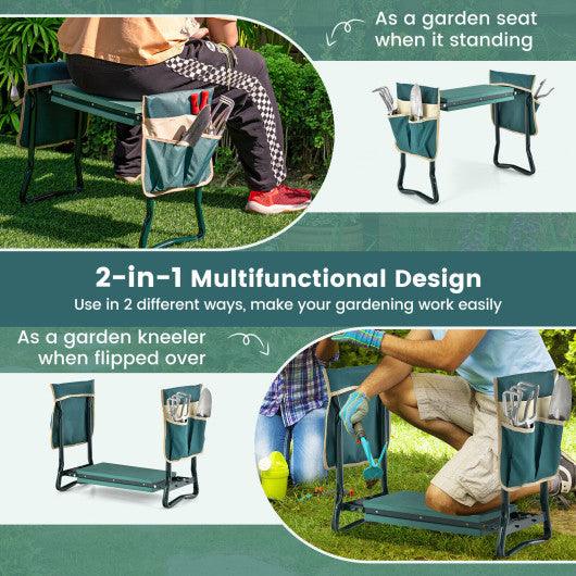 Folding Garden Kneeler and Seat Bench at Set Shop and Smile
