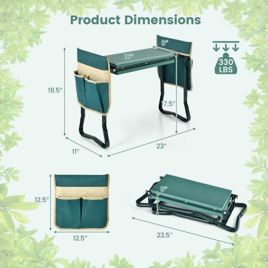 Folding Garden Kneeler and Seat Bench at Set Shop and Smile
