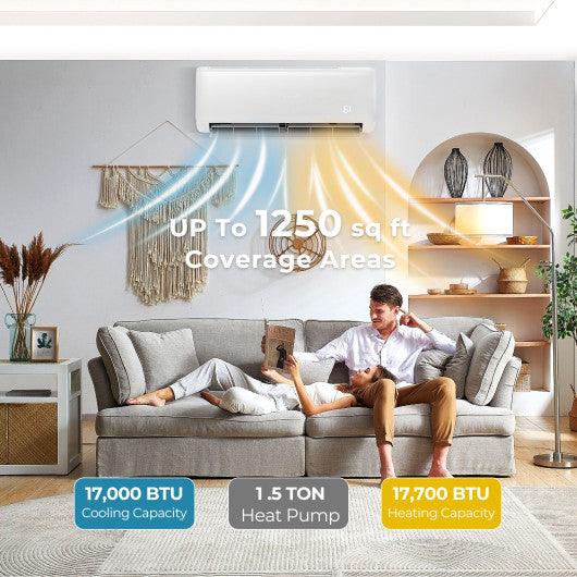17000 BTU 21 SEER2 208-230V Ductless Mini Split Air Conditioner and Heater at Set Shop and Smile