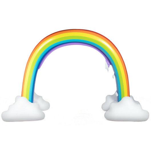 Inflatable Rainbow Sprinkler Backyard Games Outside Water Toy Yard at Set Shop and Smile