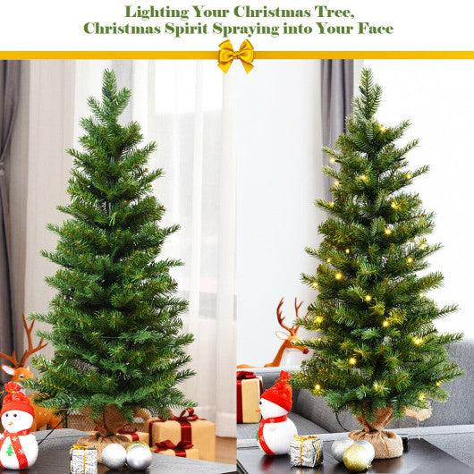 3 Feet Tabletop Battery Operated Christmas Tree with LED lights at Set Shop and Smile