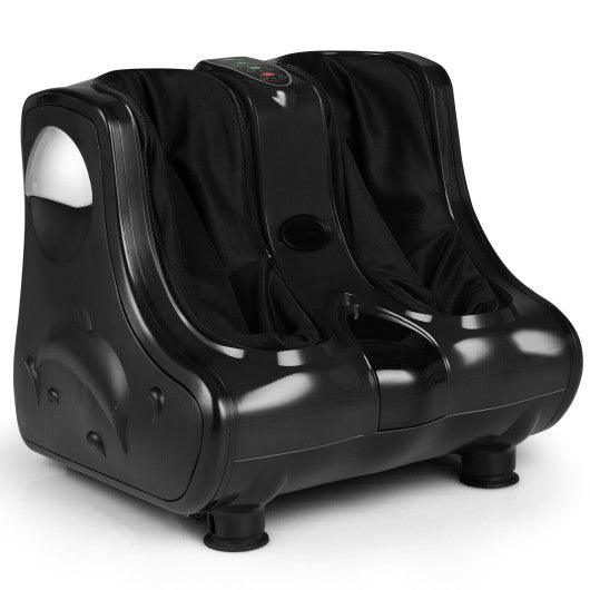 Foot and Calf Massager with Heat Vibration Deep Kneading and Shiatsu-Black at Set Shop and Smile