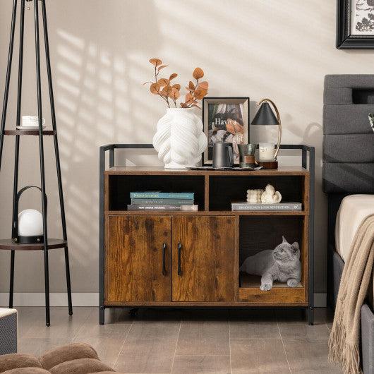 Lift Top Coffee Table with Hidden Storage Compartment-Coffee at Set Shop and Smile