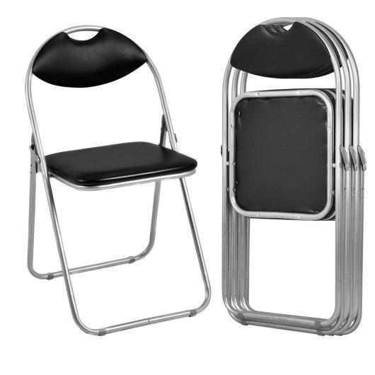 2/4/6 Pieces Portable Folding Dining Chairs Set with Carrying Handles-Set of 4 at Set Shop and Smile