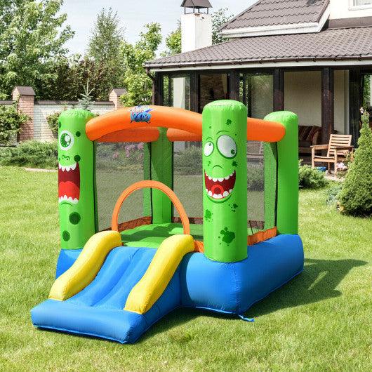 Inflatable Bounce House Jumper Castle Kid's Playhouse without Blower at Set Shop and Smile