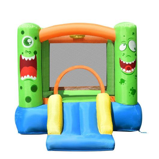 Inflatable Bounce House Jumper Castle Kid's Playhouse without Blower at Set Shop and Smile