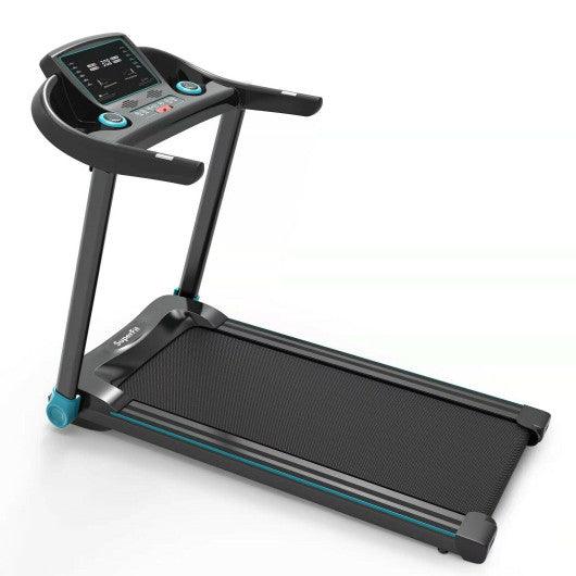 2.25HP Electric Running Machine Treadmill with Speaker and APP Control-Blue at Set Shop and Smile