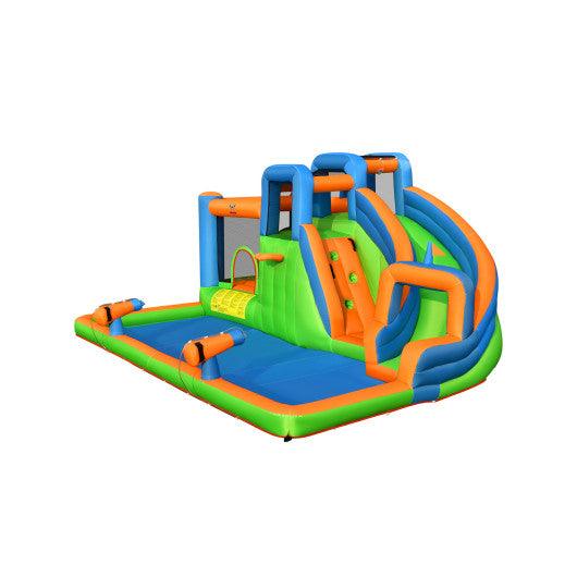 Inflatable Water Slide with Dual Climbing Walls and Blower Excluded at Set Shop and Smile