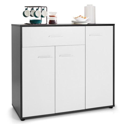 Buffet Sideboard Storage Cabinet with Spacious Table Top at Set Shop and Smile