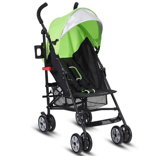 Folding Lightweight Baby Toddler Umbrella Travel Stroller-Green at Set Shop and Smile