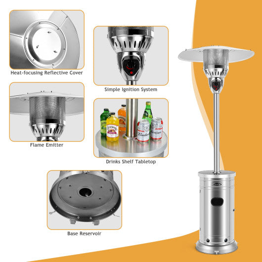 48000 BTU Patio Heater with Simple Ignition System - Set Shop and Smile