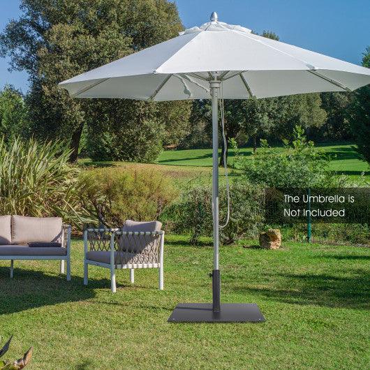20 Inches Patio Umbrella Base with 4 Adjustable Footpads at Set Shop and Smile