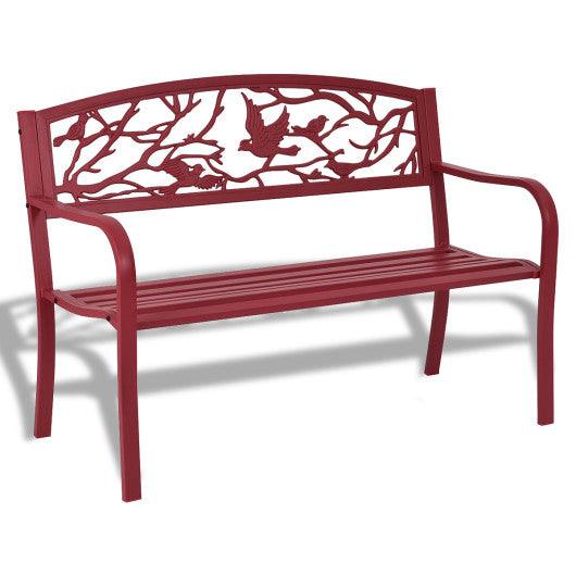 Patio Garden Bench Park Yard Outdoor Furniture at Set Shop and Smile