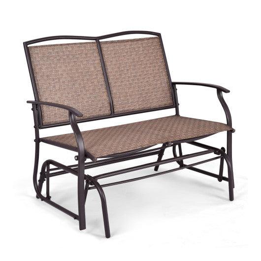 Iron Patio Rocking Chair for Outdoor Backyard and Lawn at Set Shop and Smile