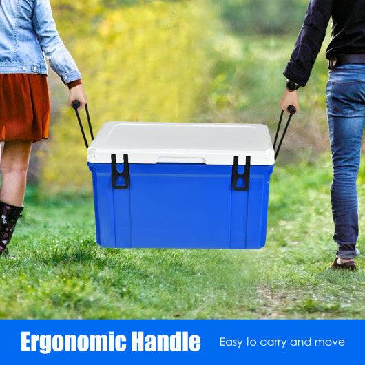 58 Quart Leak-Proof Portable Cooler Ice Box for Camping-Blue at Set Shop and Smile