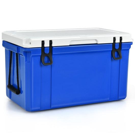 58 Quart Leak-Proof Portable Cooler Ice Box for Camping-Blue at Set Shop and Smile