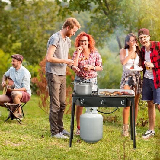 225 000-BTU Portable Propane 3 Burner Gas Cooker at Set Shop and Smile