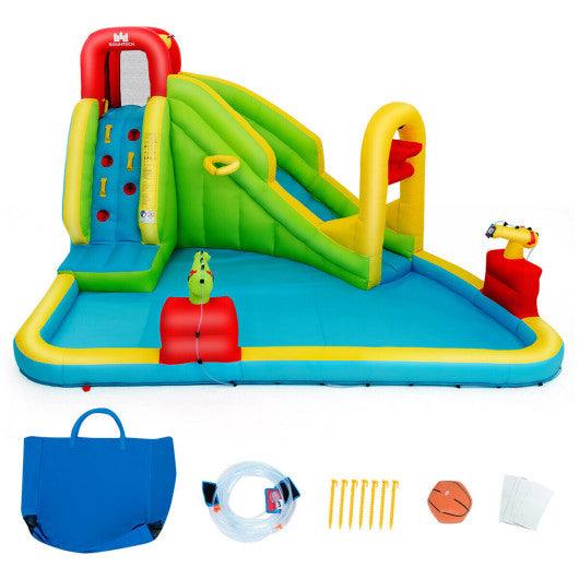 Outdoor Inflatable Water Bounce House with 480W Blower at Set Shop and Smile