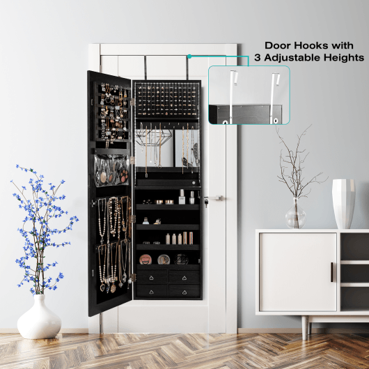 Multipurpose Storage Cabinet with 4 Drawers-Black at Set Shop and Smile