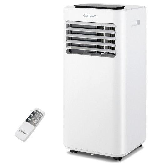 10000 BTU Portable Air Conditioner with Sleep Mode-White at Set Shop and Smile