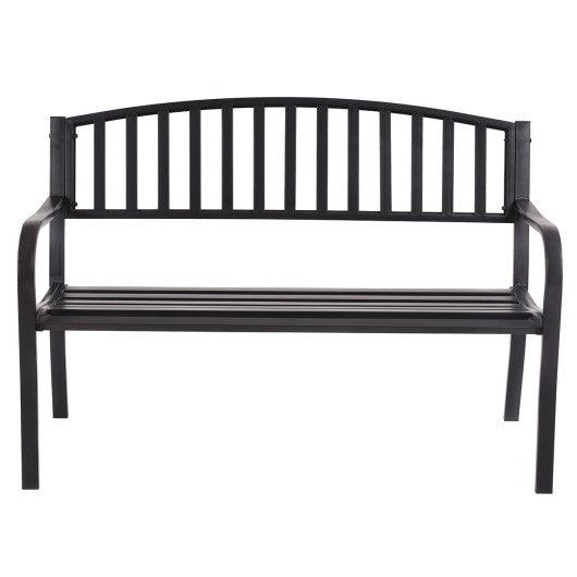 50 Inch Patio Garden Bench Loveseats for Outdoor at Set Shop and Smile