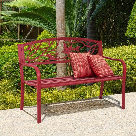 Patio Garden Bench Park Yard Outdoor Furniture at Set Shop and Smile