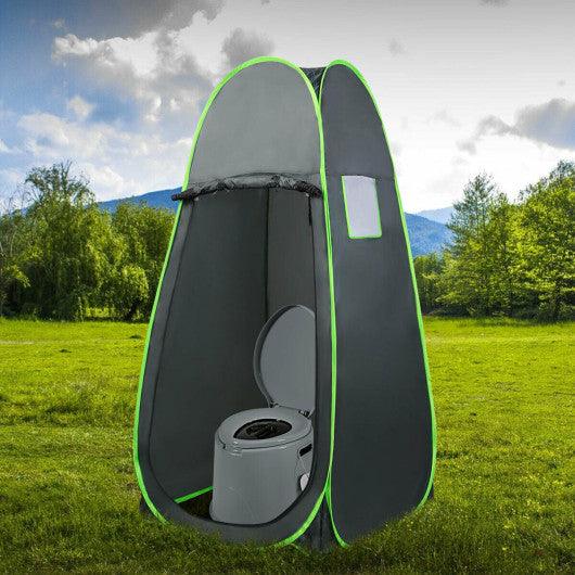 5L Portable Travel Toilet with Paper Holder for Outdoor at Set Shop and Smile