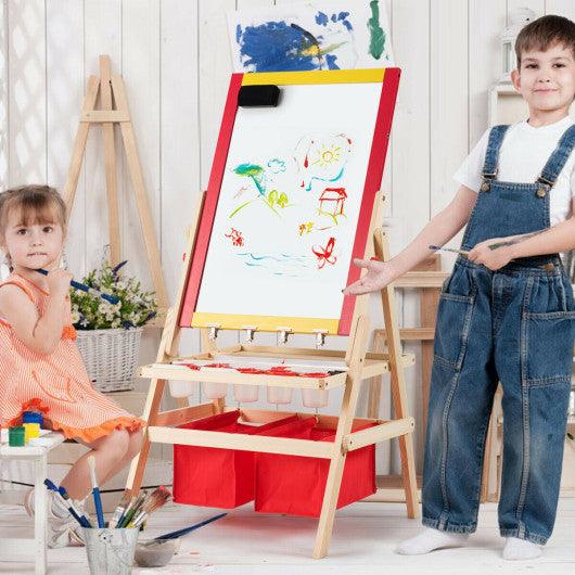 Flip-Over Double-Sided Kids Art Easel at Set Shop and Smile