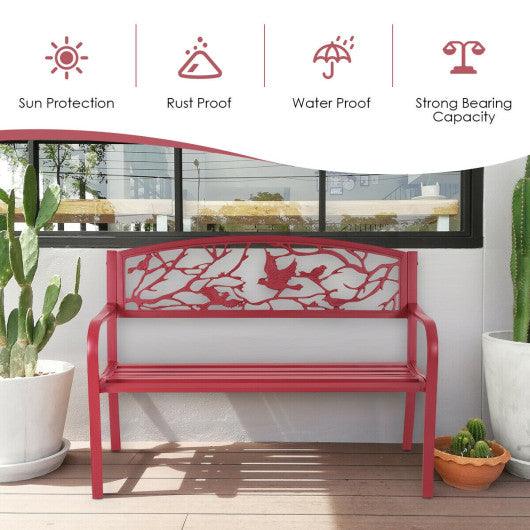 Patio Garden Bench Park Yard Outdoor Furniture at Set Shop and Smile