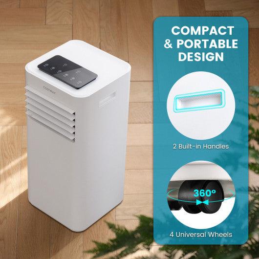 10000 BTU Portable Air Conditioner with Sleep Mode-White at Set Shop and Smile