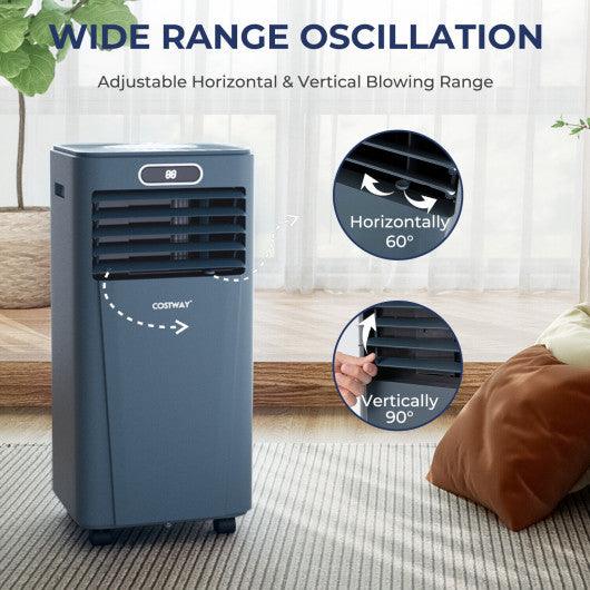 8000BTU 3-in-1 Portable Air Conditioner with Remote Control-Dark Blue at Set Shop and Smile