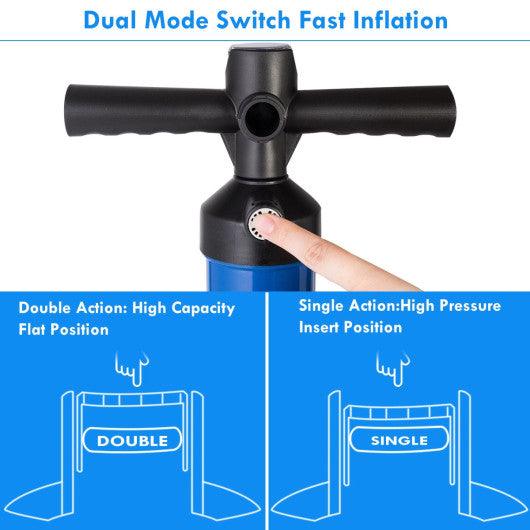 Double Action Manual inflation SUP Hand Pump with Gauge at Set Shop and Smile