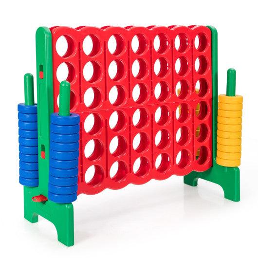 Jumbo 4-to-Score Giant Game Set with 42 Jumbo Rings and Quick-Release Slider-Green at Set Shop and Smile