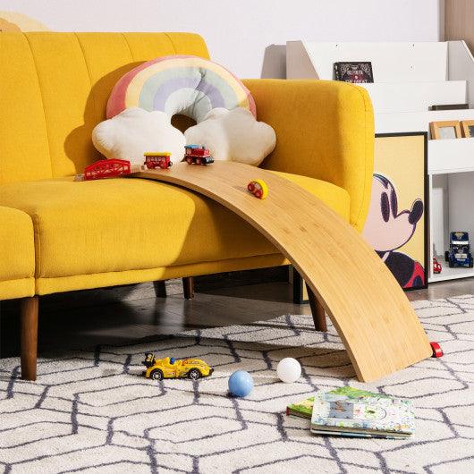 35.5 Inch Wooden Wobble Balance Board for Toddler and Adult at Set Shop and Smile