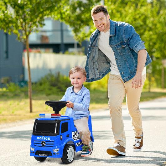 Mercedes Benz Kids Ride On Push Licensed Police Car-Blue at Set Shop and Smile
