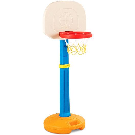 Kids Children Basketball Hoop Stand at Set Shop and Smile
