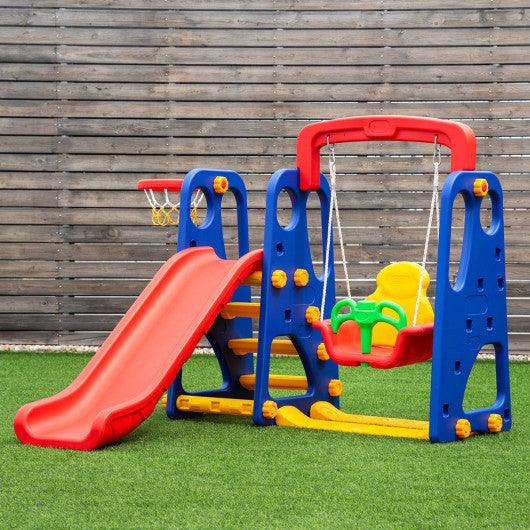 3-in-1 Junior Children Climber Slide Playset at Set Shop and Smile