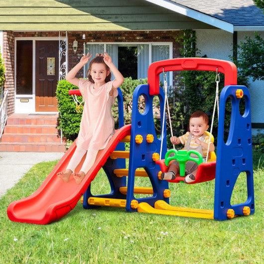 3-in-1 Junior Children Climber Slide Playset at Set Shop and Smile