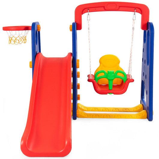3-in-1 Junior Children Climber Slide Playset at Set Shop and Smile