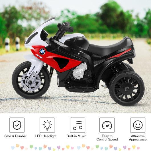 6V Kids 3 Wheels Riding BMW Licensed Electric Motorcycle-Red at Set Shop and Smile