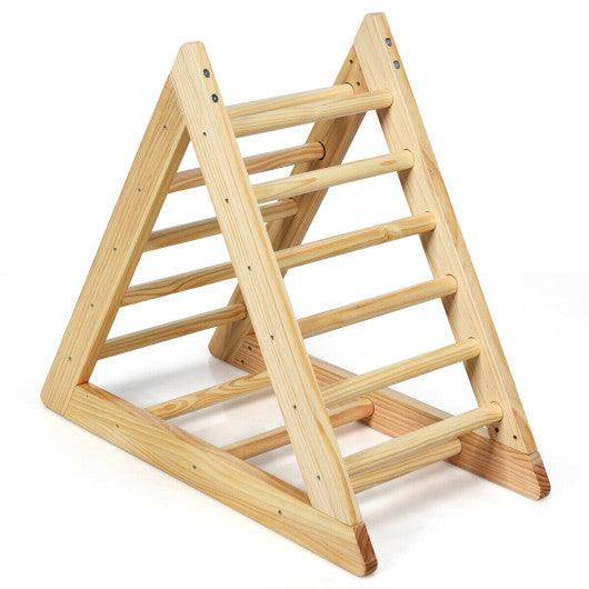 Wooden Triangle Climber for Toddler Step Training at Set Shop and Smile