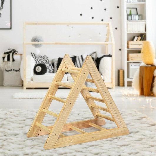 Wooden Triangle Climber for Toddler Step Training at Set Shop and Smile