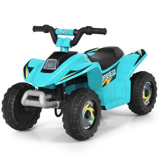 6V Kids Electric ATV 4 Wheels Ride-On Toy -Blue at Set Shop and Smile